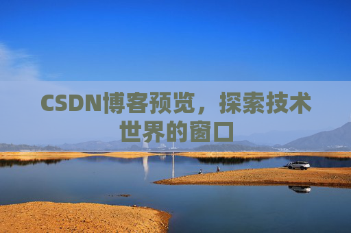 CSDN博客预览，探索技术世界的窗口